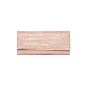 Caprese Ariana Medium Cream Flap Wallet