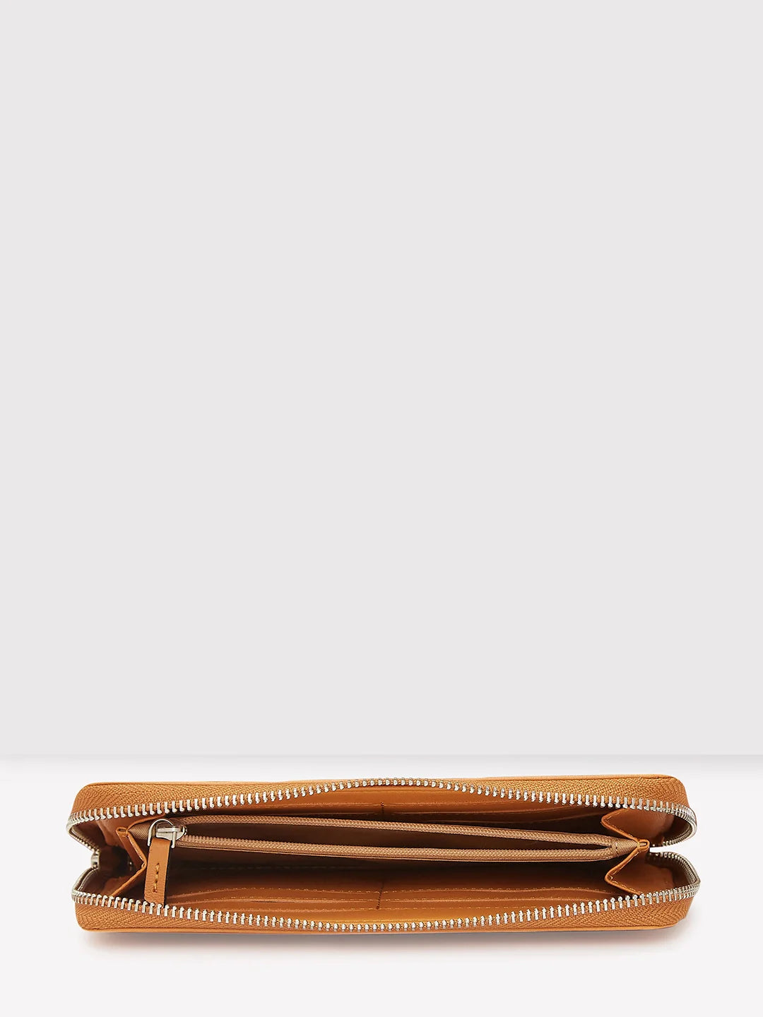 Caprese Avery Large Tan Zip Around Wallet - Image 5