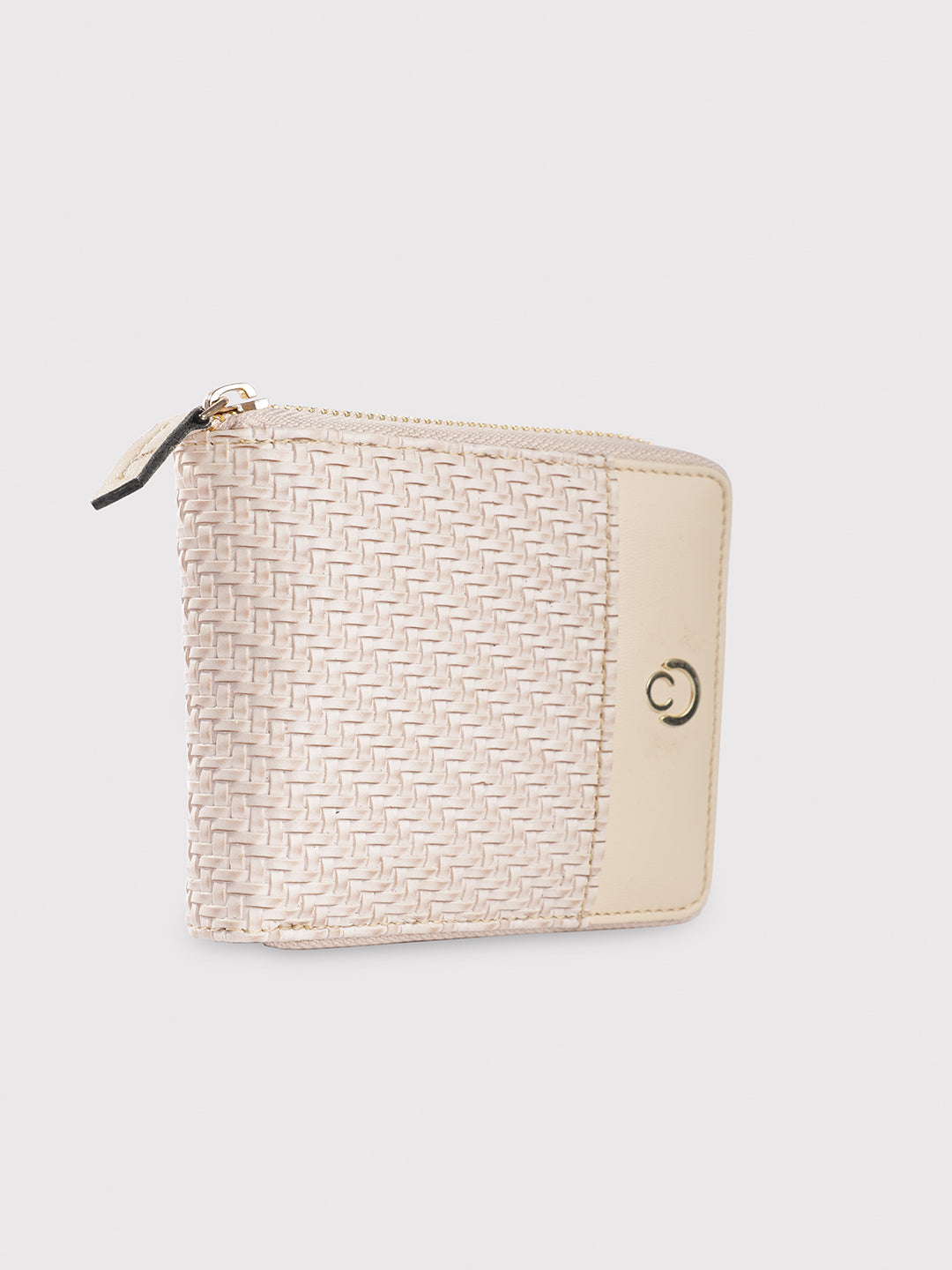 Caprese Emma Small Beige Zip Around Wallet - Image 3