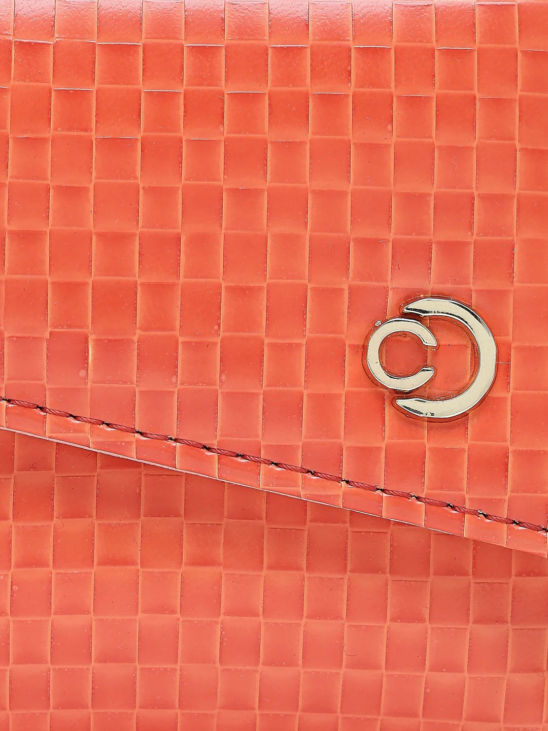 Caprese Ernesa Small Orange Wallet - Image 10