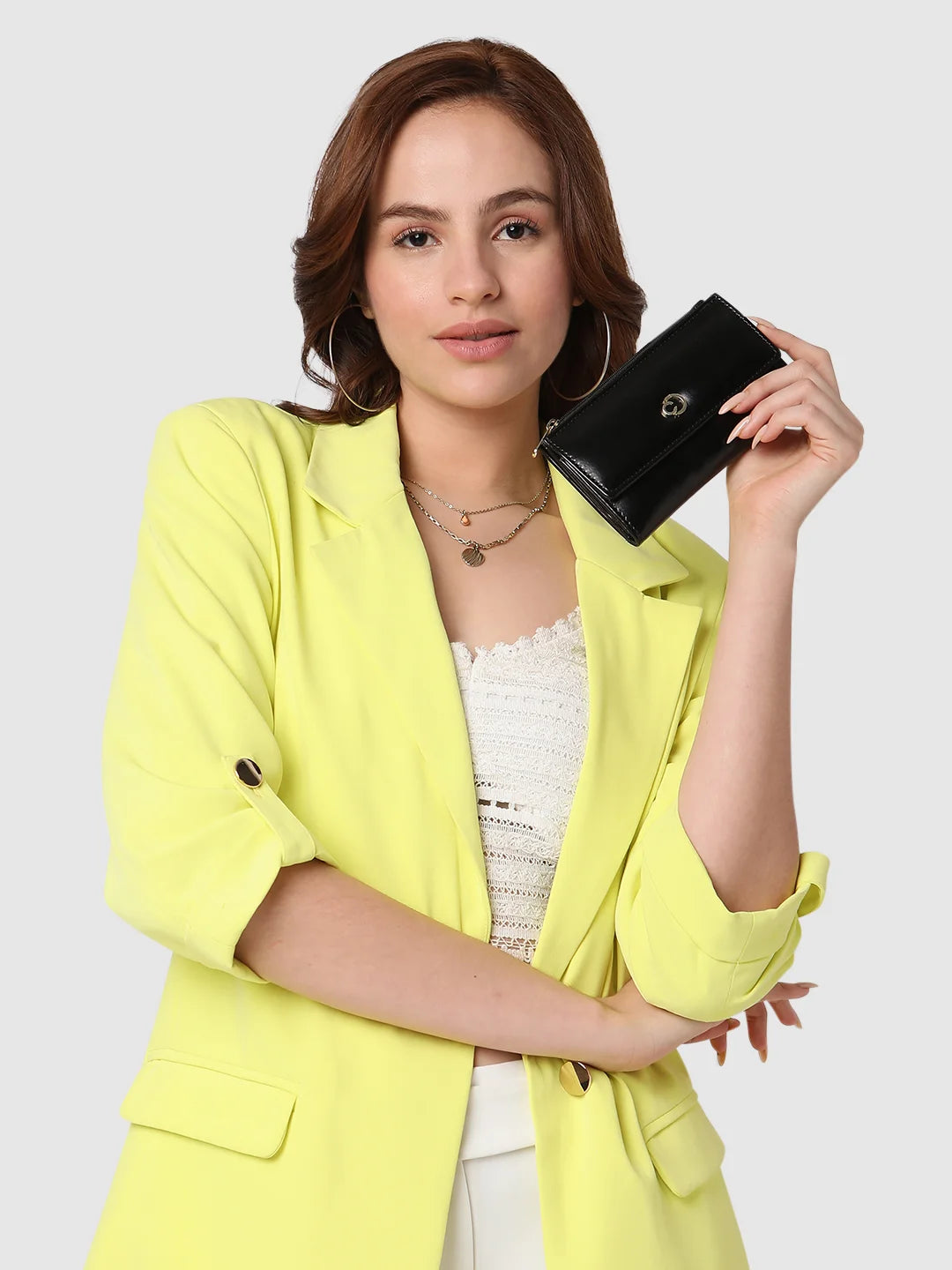 Caprese Leni Small Black Wallet - Image 3