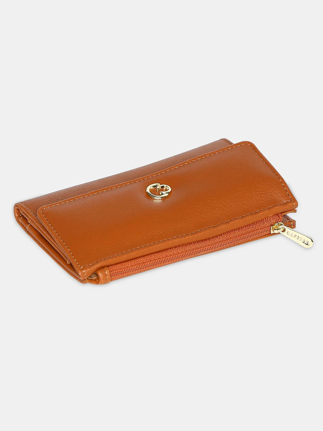 Caprese Luzie Small Tan Wallet - Image 7