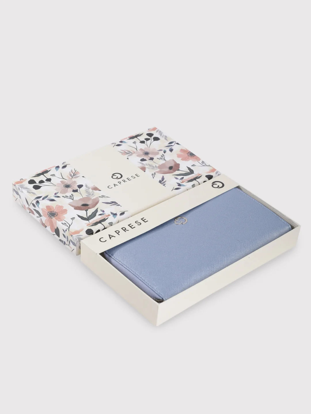 Caprese Mia Large Pearl Blue Zip Around Wallet - Image 9