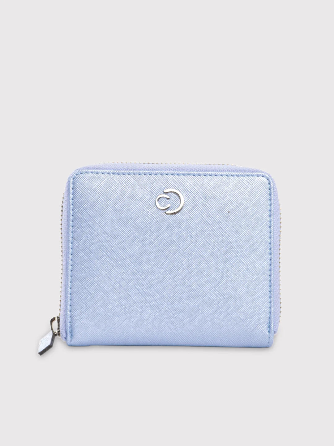 Caprese Mia Small Pearl Blue Zip Around Wallet