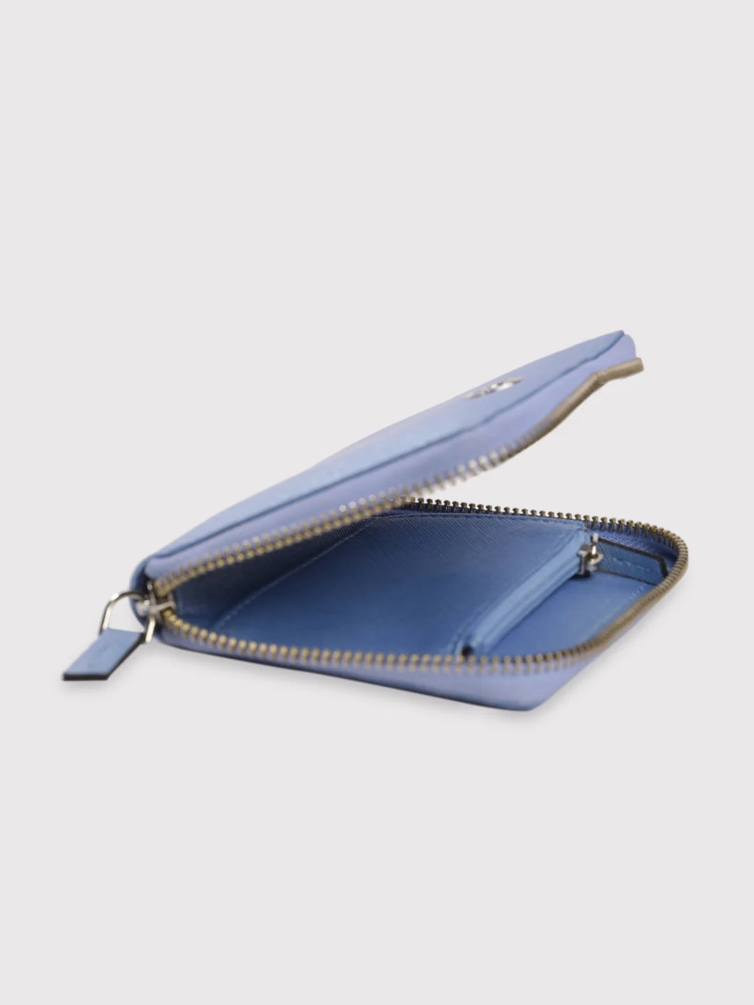 Caprese Mia Small Pearl Blue Zip Around Wallet - Image 7