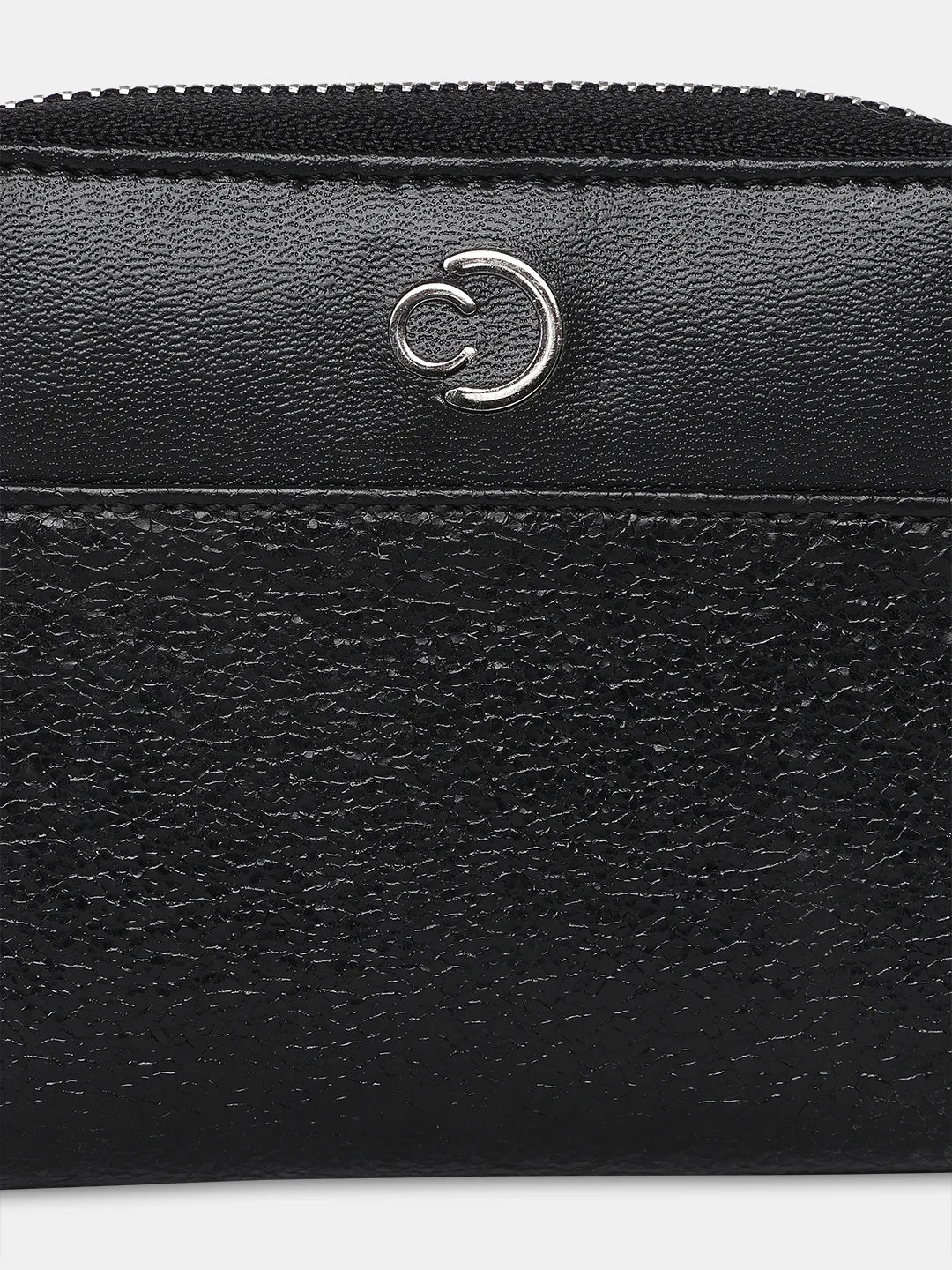 Caprese Olivia Small Black Zip Around Wallet - Image 6