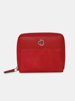 Caprese Olivia Small Red Zip Around Wallet