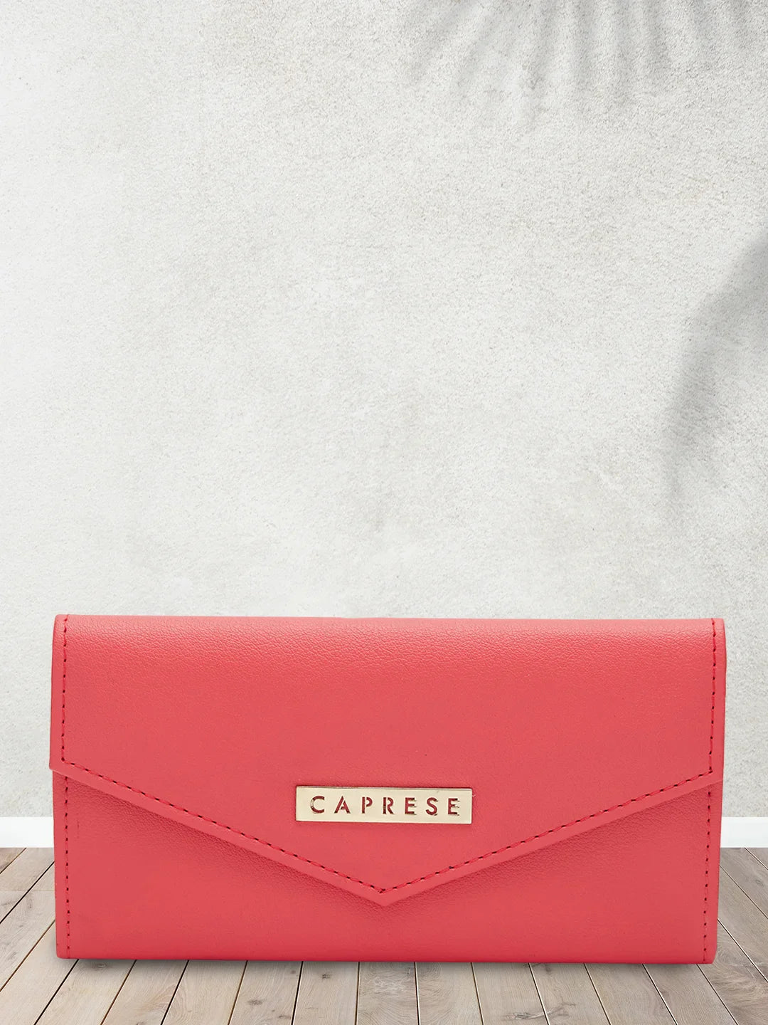 Caprese Uv9 Medium Coral Wallet - Image 4